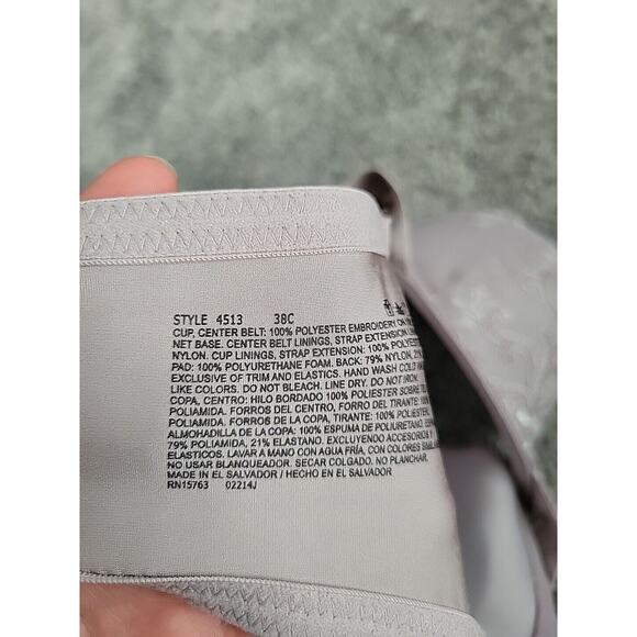 Playtex Loves My Curves Lift Lace Cups 38C Bra Style 4513 - Picture 5 of 7